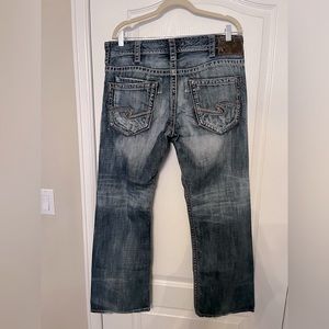 Men’s Silver Zac Jeans, size 33Wx32L